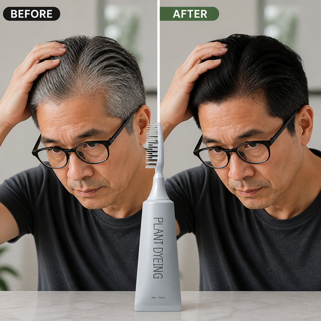 NightSilk™ Comb Dye — Ignite Deep, Silky Black Shine That Feels Alive and Natural