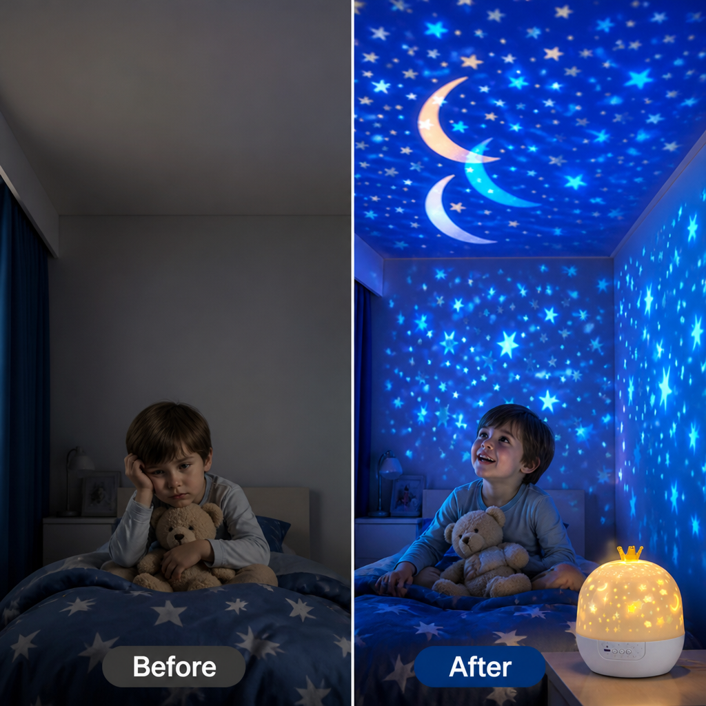 StarryNest™ — Turn Lights-Out Into a Cozy Little Adventure