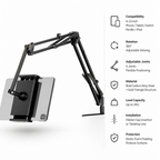 Tabnook™ — Watch Hands-Free From Bed, Sofa, or Desk Without Clamps