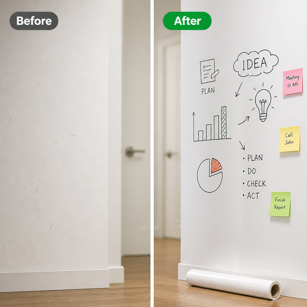 ClearMora™ Wall Canvas — Turn Blank Surfaces Into Instant Creativity Zones