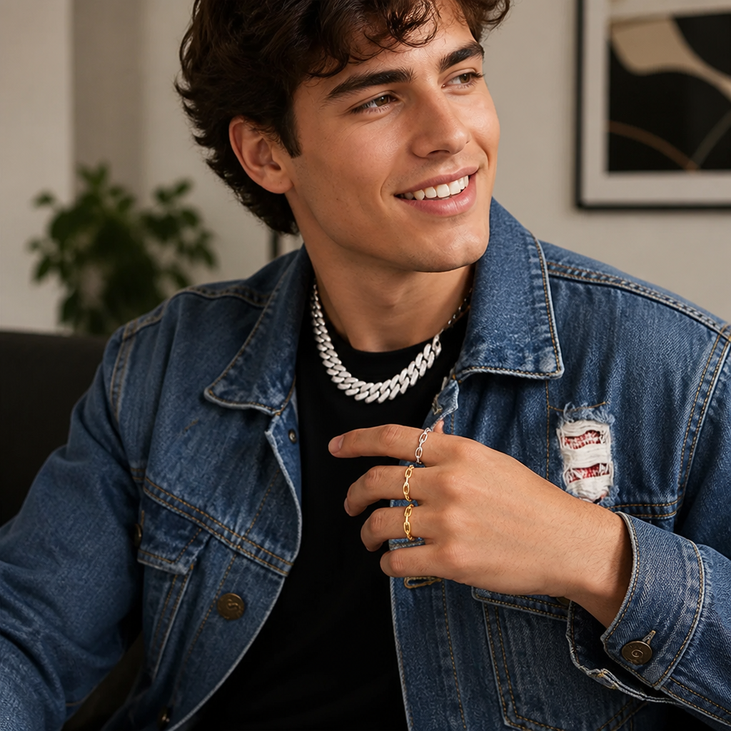 LustraChain™ — Ignite Instant Confidence with Every Dazzling Glance