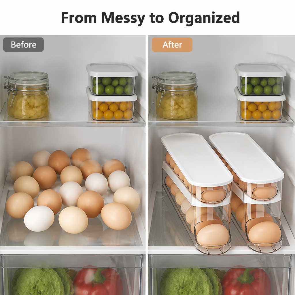 VitaVale™ — Keep Every Egg Perfect and Your Fridge Instantly Organized