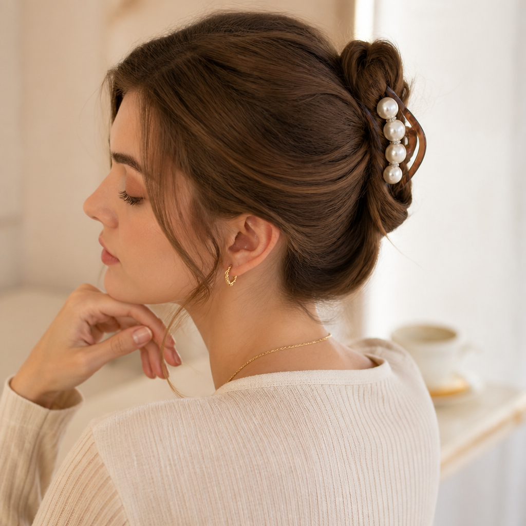 SeraphaTwist™ — Effortless Elegance That Holds Your Style All Day