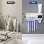 PureSense™ UV Sanitizer & Organizer — Banish Germs and Clutter for a Fresh, Sparkling Smile Every Day