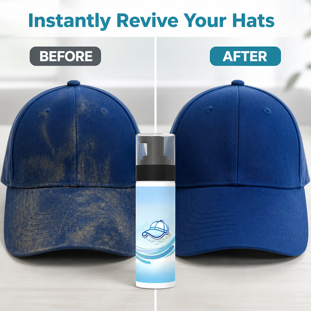 CapraClear™ — Instantly Revive Your Hats to Fresh, Like-New Perfection