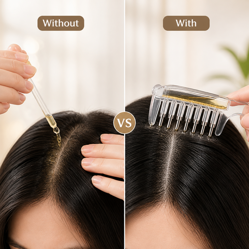 RootGlide™ — Apply Scalp Care Right Where You Want It, Without the Mess
