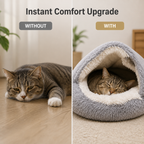 VelvetNest™ — The Ultimate Cozy Hideaway Where Your Cat Finds Peace and Pure Bliss (Bed only)