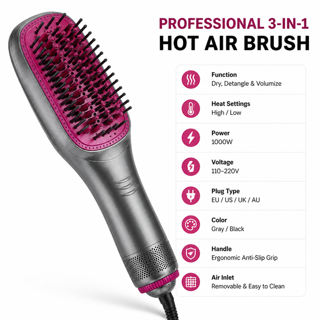 Driora™ — Salon-Smooth Blowouts at Home in One Easy Step