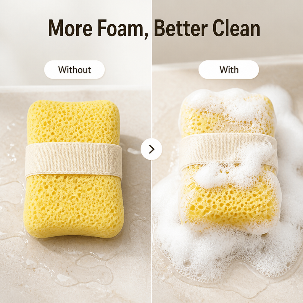 VeloraMist™ Soft Bath Sponge Set — Transform Every Shower into a Silky, Glowing Skin Ritual