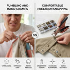SnapEase™ — Snap Perfect Buttons Fast Without Pain or Guesswork