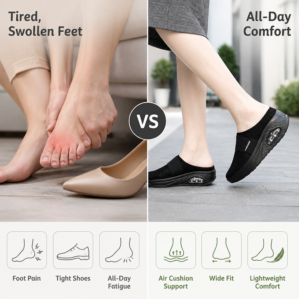 SoleSerene™ — Custom-Fit Comfort That Frees Your Feet All Day Long