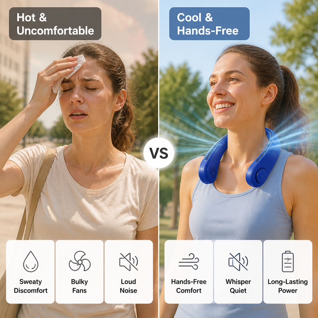 ZephyrZen™ — Stay Fresh and Hands-Free All Day Long