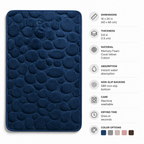 AquaLuxe™ Memory Foam Bath Mat — Step Into Instant Warmth and Slip-Free Comfort Every Shower