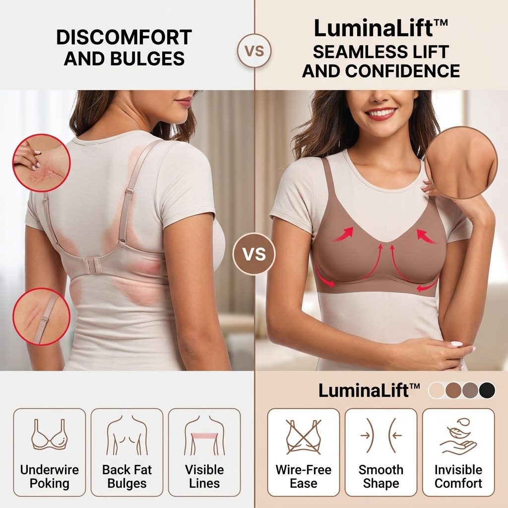 LuminaLift™ — Experience All-Day Freedom with Flawless, Wire-Free Confidence