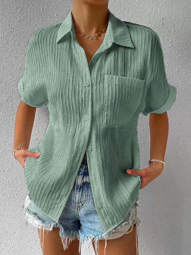 VioraLuxe™ Blouse — Flaunt Your Curves with All-Day Confidence and Comfort