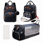 NurtureNest™ — Feel ready for every outing with baby’s essentials, bed, and changing mat in one bag