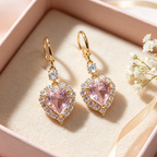 LuminaLuxe™ Heart-Shaped Drop Earrings — Unlock Irresistible Glow and Captivate Every Gaze