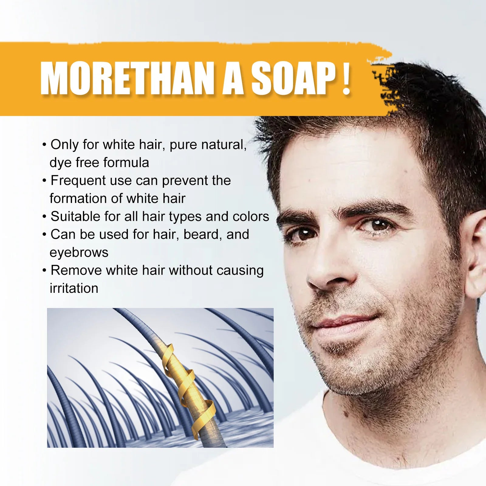 VeroShade™ Solid Shampoo Bar — Instantly Hide Greys and Unlock Youthful, Vibrant Hair