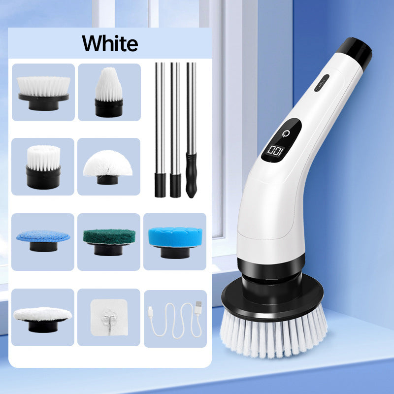 ScrubSwift™ 9-in-1 Electric Cleaning Brush — Effortless Power That Makes Every Surface Shine Instantly