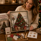 JoyLoom™ 3D Christmas Fabric Art Kit — Create Stunning Holiday Masterpieces Without Sewing or Stress