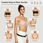 Velvessence™ Strapless Bandeau — Feel Fearless with Perfect Fit and All-Day Freedom