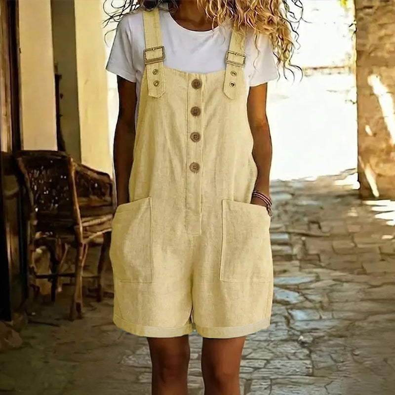 ZevaBreeze™ Short Overalls — Slip Into Effortless Cool and Confidence Every Summer
