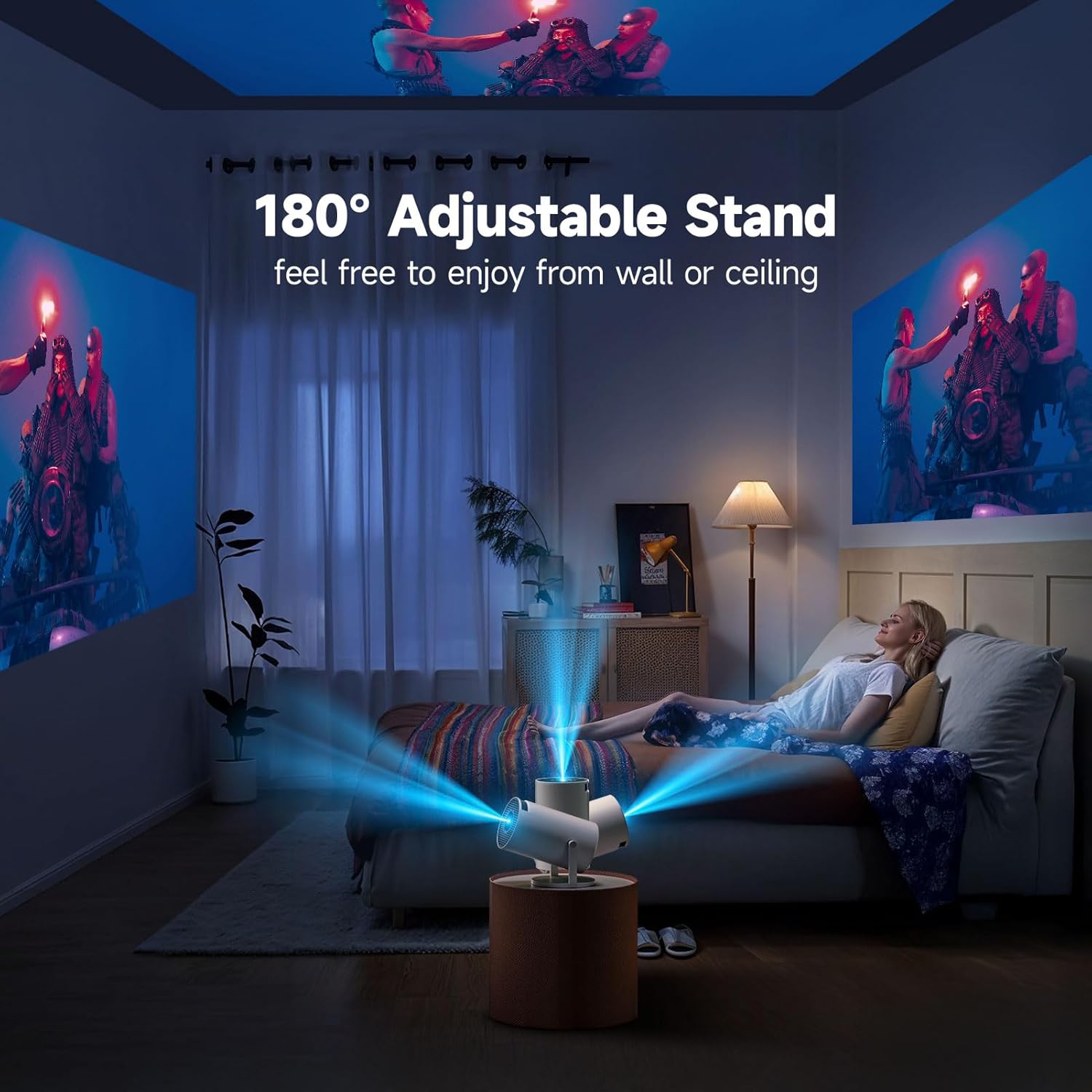 Massive 130" Projector™ — Escape Into Jaw-Dropping Cinema Anywhere You Go