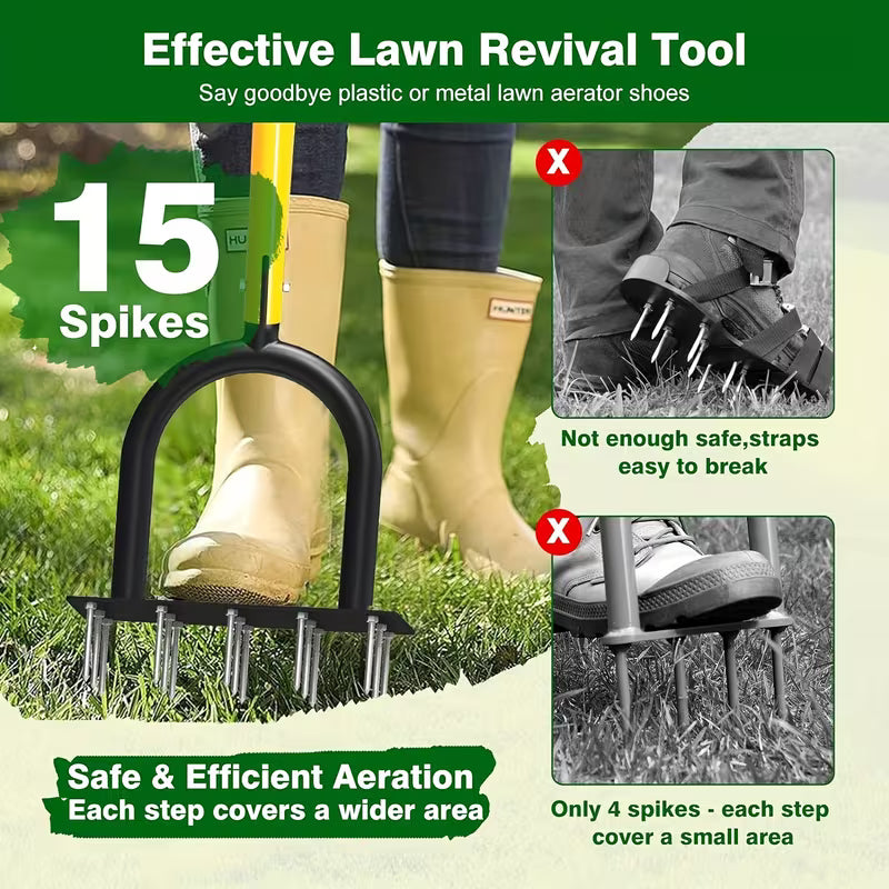 LawnSpike™ — Revive Compact Soil for Healthier, Stronger Grass Growth