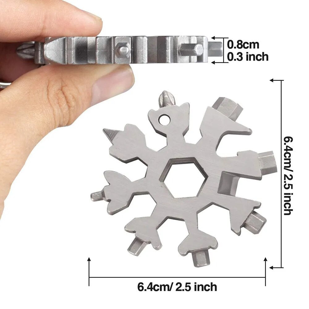 TITANForge™ Multi-Tool Snowflake — Your Pocket Power for Instant Fixes and Limitless Confidence