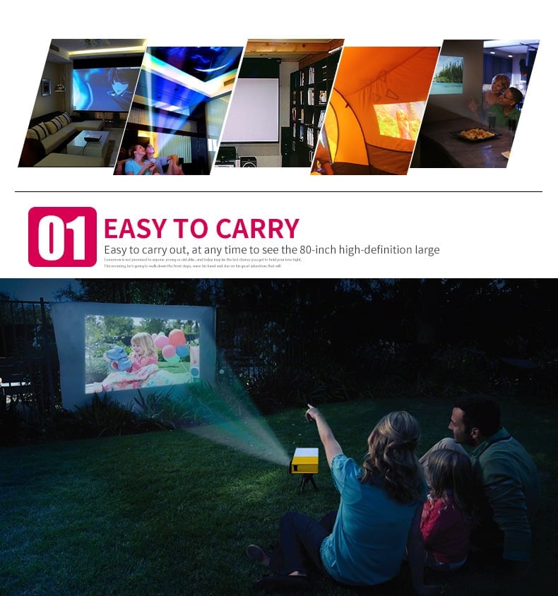 PrismVue™ Pocket Projector — Carry Immersive Cinema Magic Wherever You Go