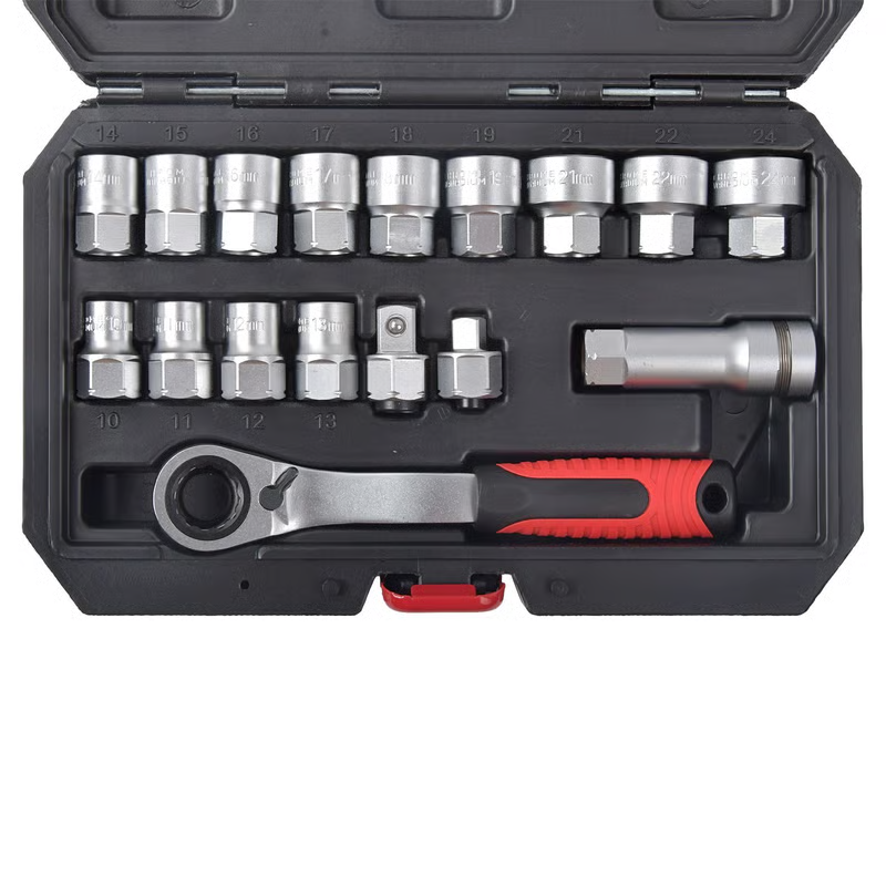 Rigidor™ 17-Piece Through-Socket Set — Conquer Tight Spaces and Crush Tough Repairs Without Struggle