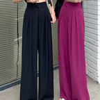 LuminaCurve™ Wide Leg Pants — Sculpt Your Silhouette with Weightless Comfort Every Step