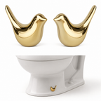 LunaPerch™ — Transform Ugly Bolts into Charming Bathroom Art Instantly