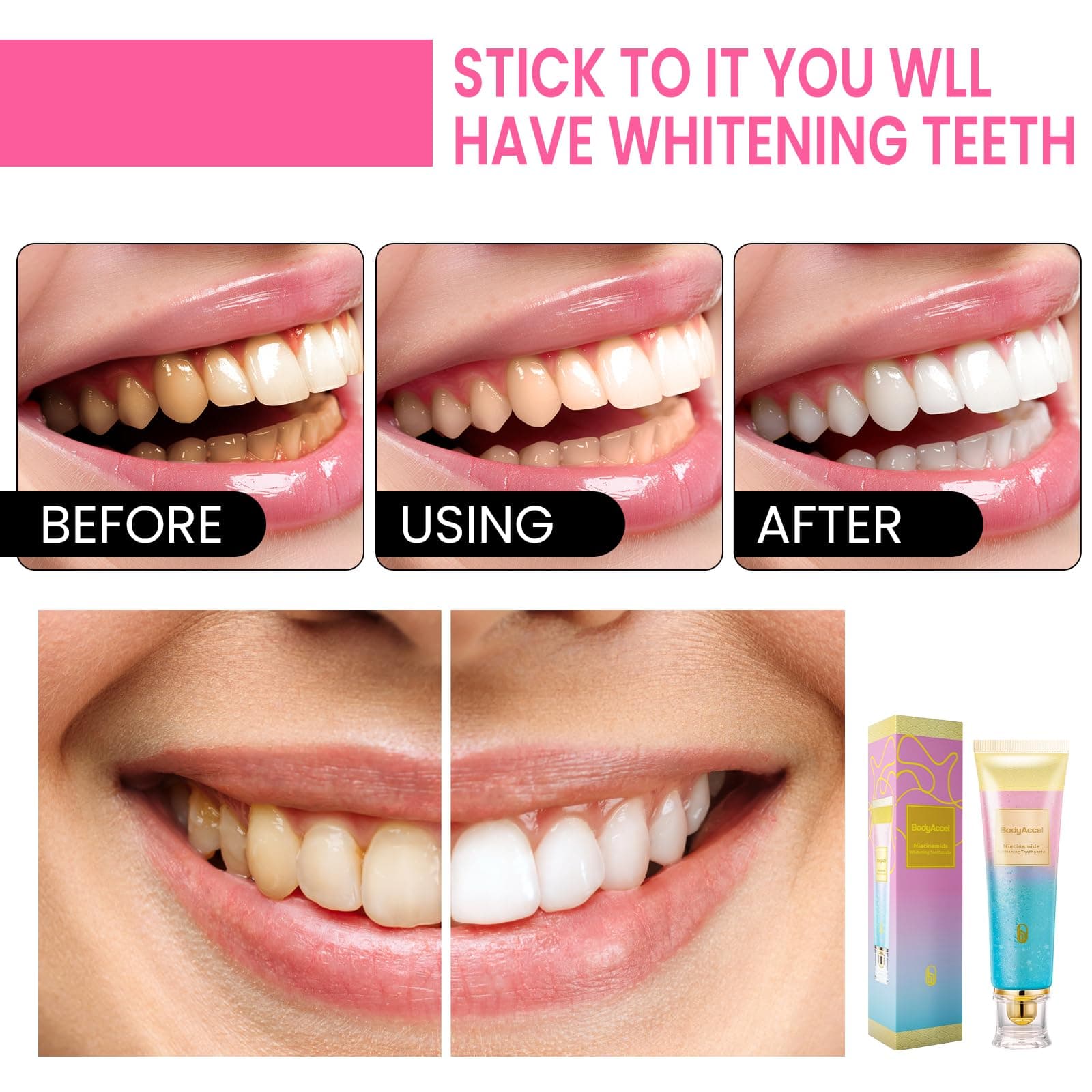 LuminaPure™ — Unleash a Radiant Smile That Commands Attention and Boosts Confidence