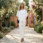 VeraLuxe™ Off-The-Shoulder Blouse— Unleash Effortless Glamour and Confidence Wherever You Go