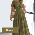 LuminaBelle™ Maxi Dress — Embrace Your Curves with Featherlight Freedom and Effortless Elegance