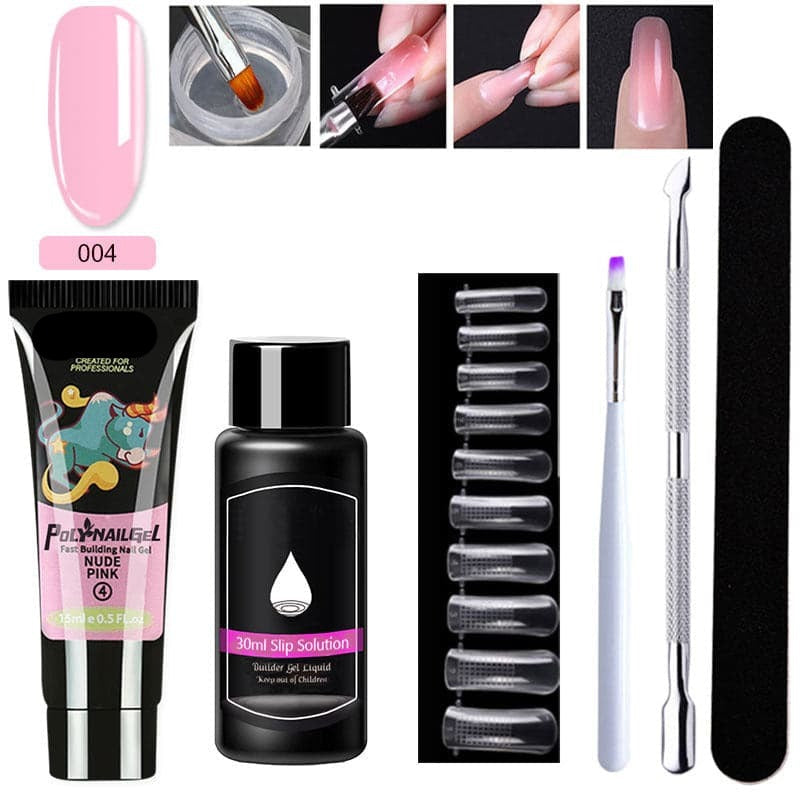 LustraVibe™ Nail Art 7-Piece Set — Salon-Quality Nails That Shine, Flex, and Protect Your Natural Beauty for Weeks