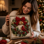 JoyLoom™ 3D Christmas Fabric Art Kit — Create Stunning Holiday Masterpieces Without Sewing or Stress