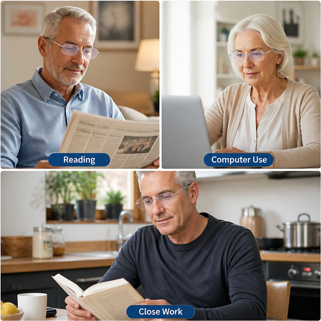 VeroSight™ Smart Zoom & Color-Shifting Reading Glasses — Instantly Refresh Your Eyes and See Every Detail with Effortless Clarity
