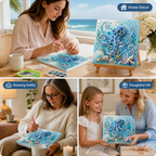 TidalGleam™ — Unwind as you create ocean art that makes your space shine