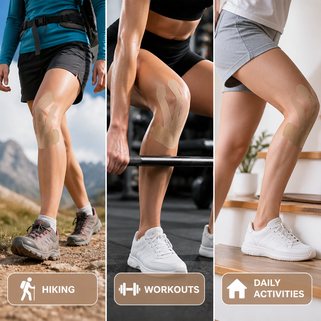 KneaSure™ Knee Stabilizer Strips — Move Freely Again with Instant, All-Day Knee Relief