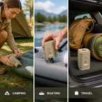 Inflaro™ Mini Inflator — Take Command of Your Air Gear Anytime, Anywhere