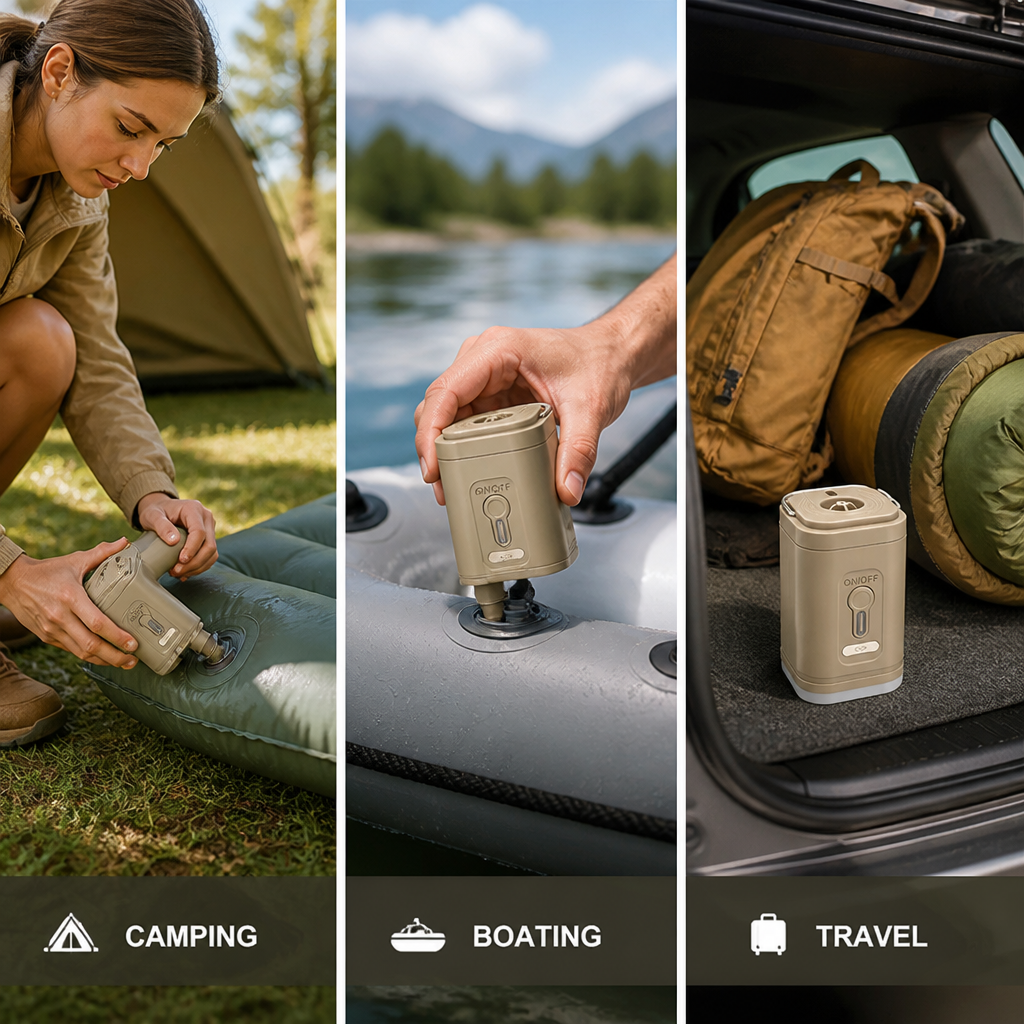 Inflaro™ Mini Inflator — Take Command of Your Air Gear Anytime, Anywhere