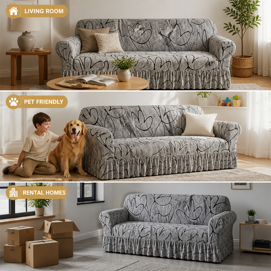 RamonaLuxe™ — Wrap Your Sofa in Flawless Elegance That Feels Made Just for You