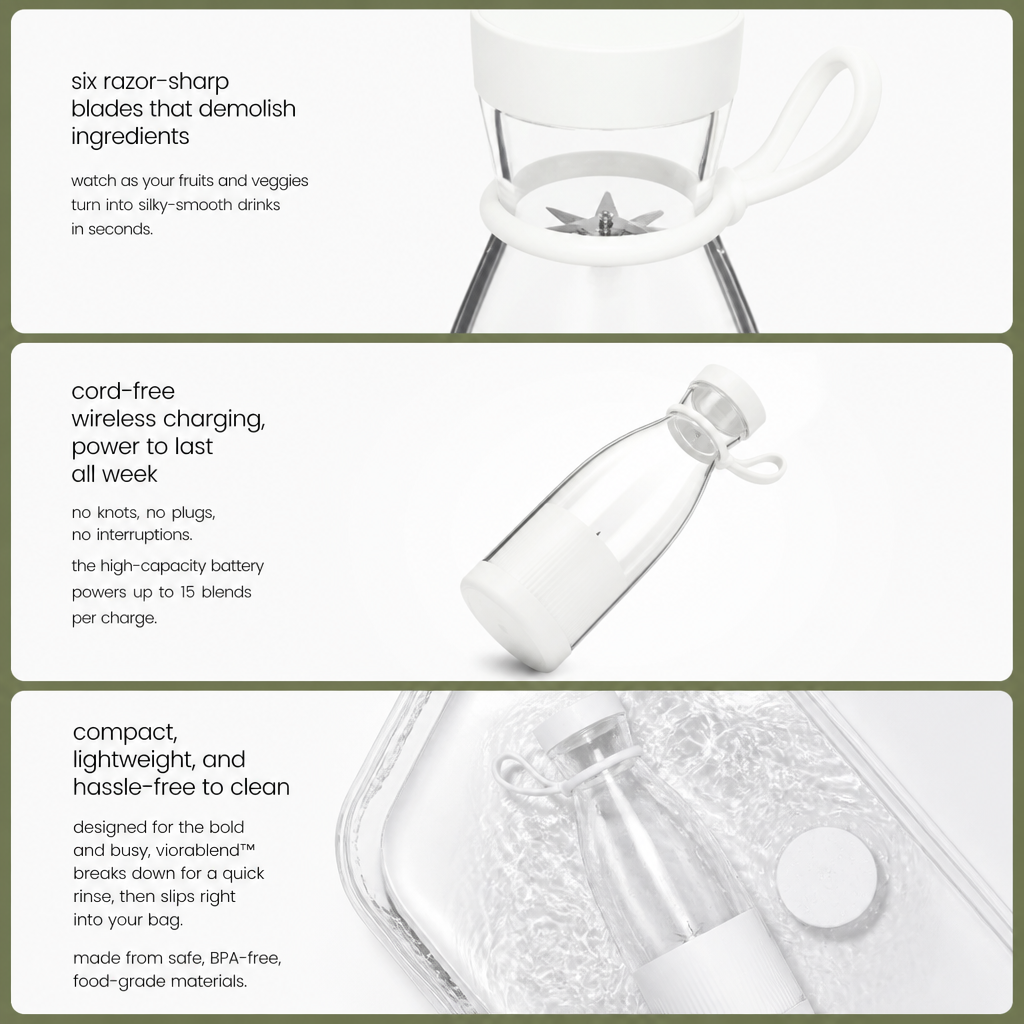 VioraBlend™ — Power Your Day with Smooth, Fresh Energy Anywhere