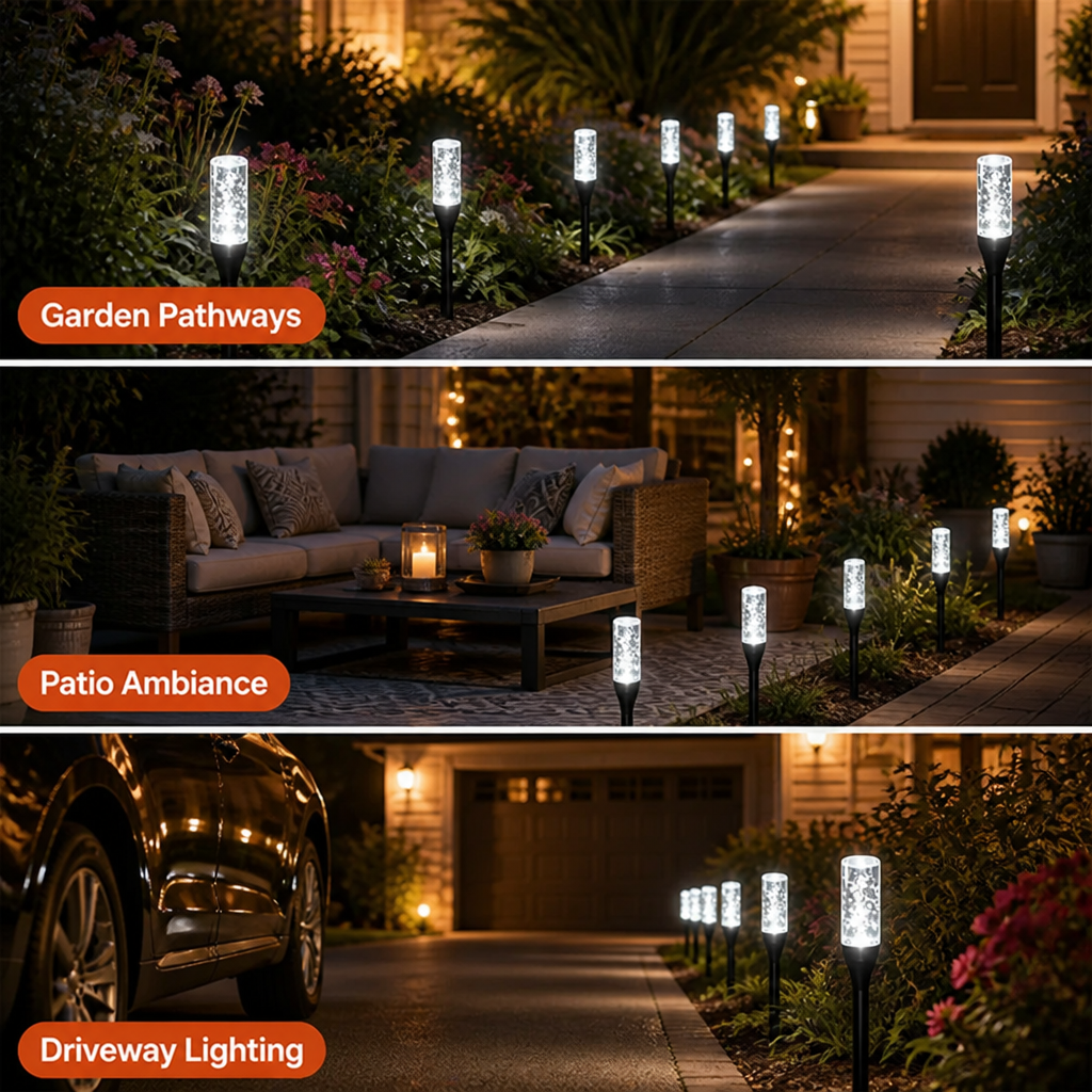 RadianceRay™ Solar Path Stakes — Turn Every Evening into a Spellbinding Outdoor Escape