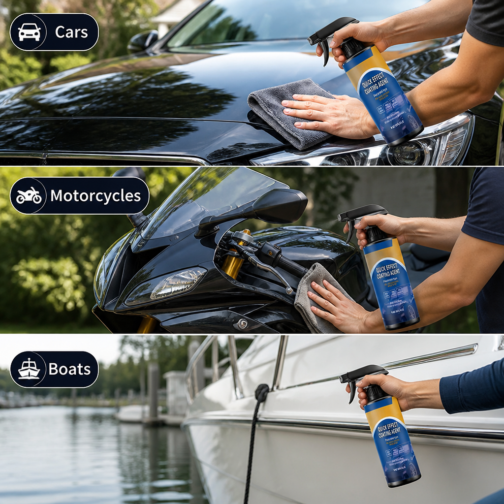 VantaShield™ — Instantly Revive Your Ride with a Mirror-Like, Waterless Glow