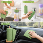 MiraClean™ Tearable Cleaning Cloth Roll — Cut Through Messes Fast and Enjoy a Sparkling, Stress-Free Home