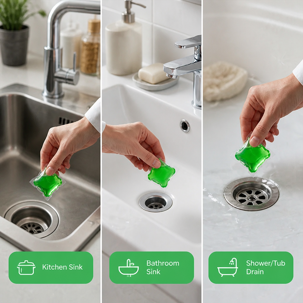 PureBreeze™ Drain Pods — Erase Stubborn Odors and Enjoy Fresh, Clean Air Instantly