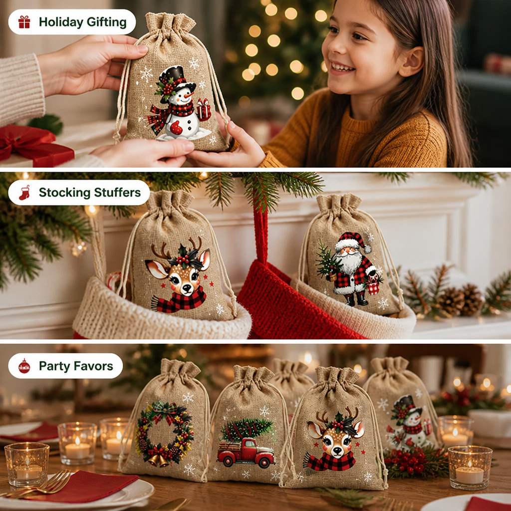 MerryPouch™ — Turn Every Gift Into a Heartwarming Holiday Celebration (5pieces)
